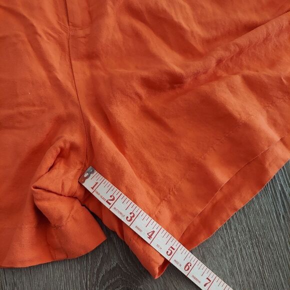 A New Day Women's Linen Blend Orange Shorts XXL - Picture 8 of 8